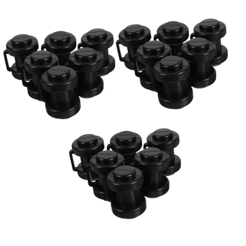 Casquettes de trampoline et kit de réparation SUPVOX en plastique noir