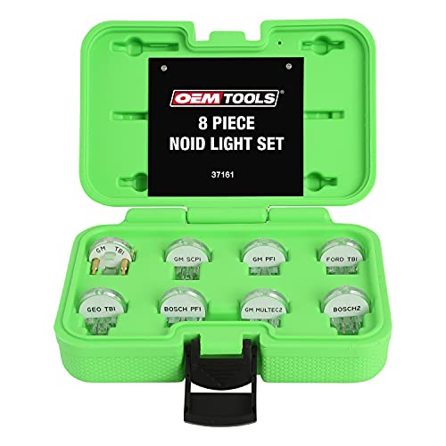 OEMTOOLS 37161 Noid Light Set, 8-Piece, Diagnose Issues in Any Automobile’s Ignition or Fuel Injection Systems, Work with Nearly Every Modern Car, Mechanics’ Tools, Come with Carrying Case OEMTOOLS 37161 Noid Light Set, 8-Piece, Diagnose Issues in Any Automobile’s Ignition or Fuel Injection Systems, Work with Nearly Every Modern Car, Mechanics’ Tools, Come with Carrying Case