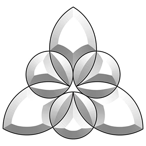Celtic Tri-Circle Bevel Cluster