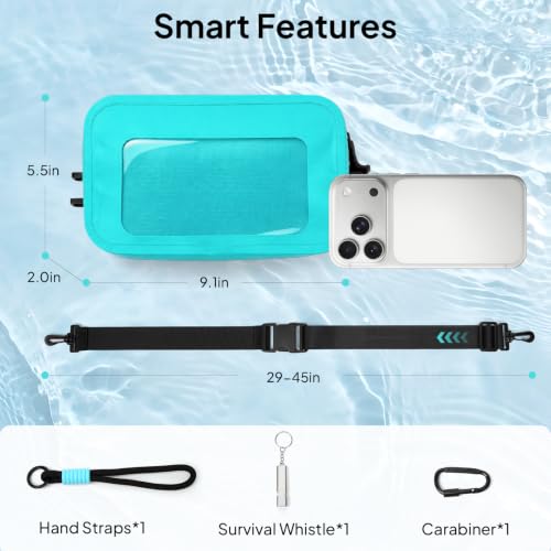 TOPEAST Waterproof Fanny Pack with Phone Pouch