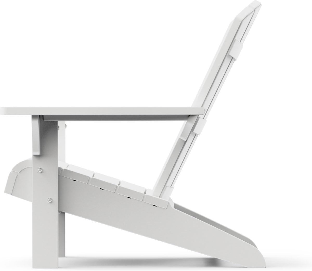 Keter - Chaise de Jardin Adirondack - Blanc - Style Bois