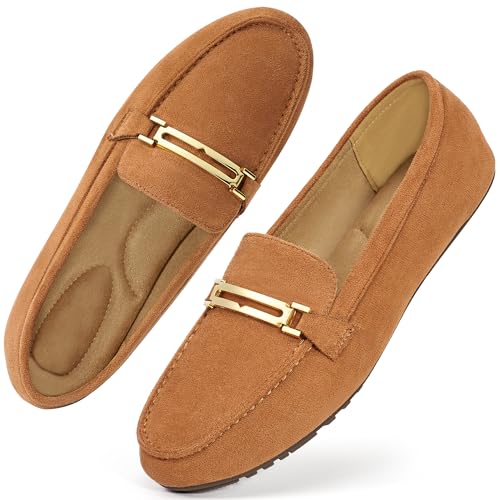 Image of Alicegana Loafers for Women Comfortable Business Work Driving Flats Shoes Casual Slip On Moccasins Penny Loafer 2026