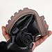 Fuzzy Winter Warm Ankle Boots for Girls:Fashion Fleece Side Zipper Pull on Hiking Wedding Party Dress Shoes Footwear（Size13,Black