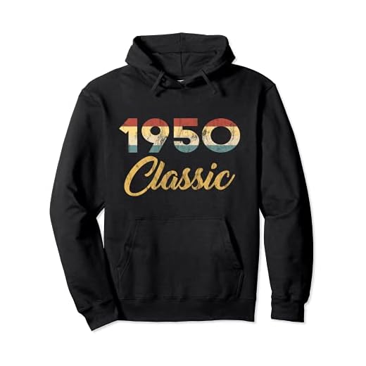 Nacido En 1950 Celebración Clásica Años 50 71 Cumpleaños Sudadera con Capucha