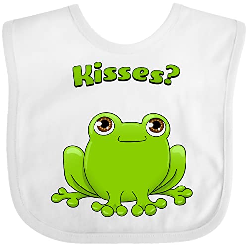Image of inktastic Kisses - Cute Frog Baby Bib