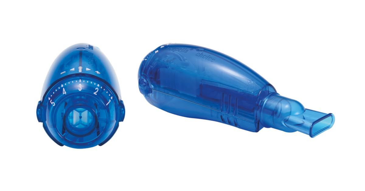Acapella Choice blue system terapii wibracyjnej PEP do terapii dróg oddechowych i chorób płuc