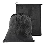VANZACK 2pcs Reptile Carrying Pouch Breathable Drawstring Bag for Snakes Lizards Straps Material for