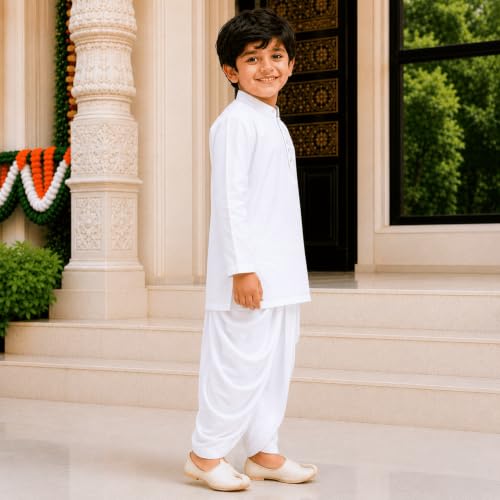 Image of Kids Dhoti Kurta Set for Boys Traditional Ethnic Wear