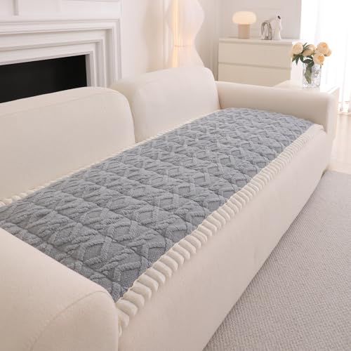 Non Slip Fuzzy Dog Couch Cover Washable Sofa Covers for Pets, 27.6"x70.9" - image 1