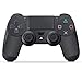 DeinDesign Skin Compatibile con Sony Playstation 4 PS4 Controller Pellicola Adesivi Monocolore Nero Colore