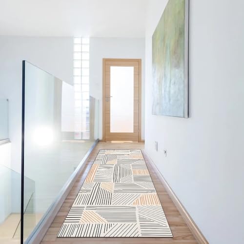 Alfombra pasillo de transito intenso para pasillos y dormitorio gris 6
