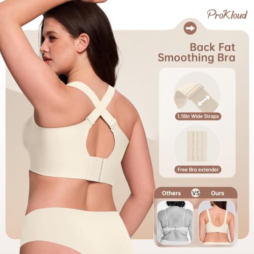 Image of ProKloud Jelly Bras for Women Plus Size Push Up Support Bra No Underwire