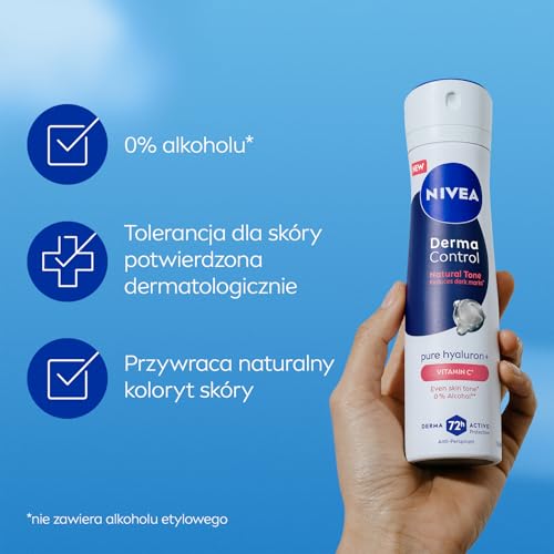 NIVEA Derma Control Natural Tone spray anti transpirant anti taches brunes 150 ml - vue 5
