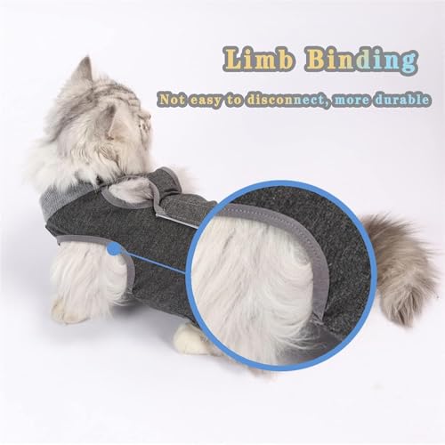 Katze-Chirurgie-Erholungsanzug-Katzenbody-Nach-Op-Kastration-Haustier-medizinisches-chirurgisches-Hemd-Operationsgenesungsanzuge-Cat-Onesie-fur-Anti-Lecken-Verstellbare-Grosen | Dealmeister.io Alt tag für bilder post titel