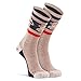 Fox River Women's Red Heel Monkey Friends Merino Wool Crew Socks