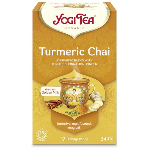 Yogi Tea Turmeric Chai - Organic - 17 Bags (3 Pack Bundle)