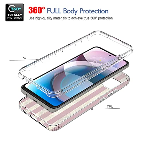 Coque Moto One 5G Ace XT2113 protection intégrale antichoc verre trempé transparent - 3