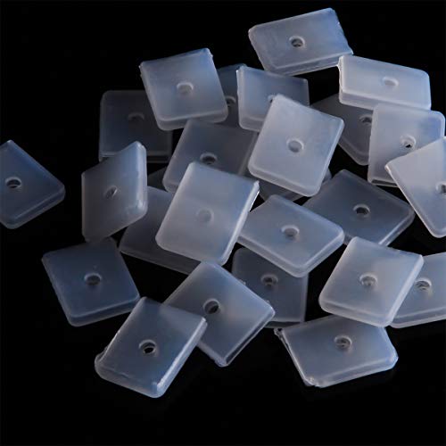 Vivipa 20 Pieces Boning Caps(Transparent, 10Mm) #TOP5
