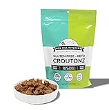 Certified Keto & Gluten Free Croutons by Fox Hill Kitchens | Low Carb, Grain Free, Dairy Free, GMO Free, Paleo Friendly | Zero Sugars at Any Serving Size