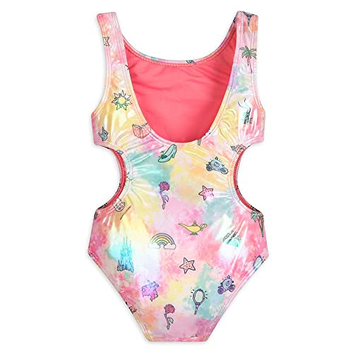 Disney Princess Swimsuit for Girls, Size 4 Multicolored2