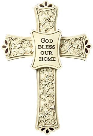 Creative Brands KS429 Tomaso Gift Boxed Cross, Home Blessing 1.00" x 4.50"