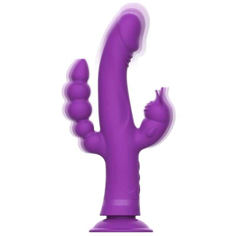Vibrateur lapin Intense Casanova en silicone injecté de haute qualité - 5