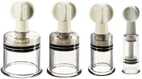 CareforYou Vacuum Twist Suction Cupping Device Massage Relax Biomagnetic Chinese Cupping Therapy Set (S+M+L+XL)