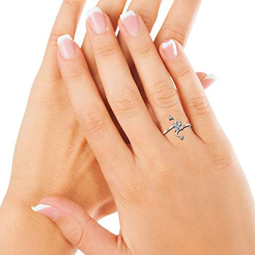 Image of DISHIS 14K /18K Rose Gold Diamond BIS Hallmarked Ring for Women
