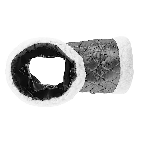 INOOMP ハムスタートンネル 鳥のトンネル 生き物 モルモットハウス ハリネズミのトンネル 犬 hamster ハムスター ハムスターベッド 冬のペットベッド ぬいぐるみ Dark Grey