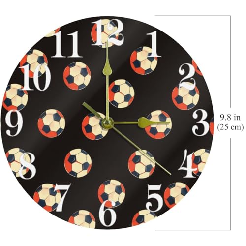 Horloge murale silencieuse à quartz pour dormir sans tic-tac - 5
