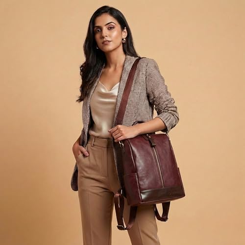 Image of VISMIINTREND Backpack for Women | Stylish Vegan Leather Backpack Bags for Women | College Bag for Girls | Office, Travel & Daily Use
