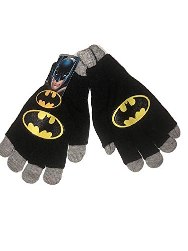 BOYS BATMAN GLOVES BLACK ONE SIZE