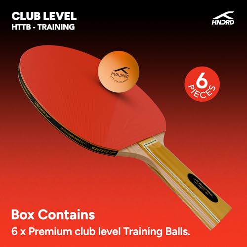 Image of Table Tennis Training Balls for Beginners | 6-in-1 Ball Set | Durable Plastic Ping Pong Balls for Skill Development & Multi-Ball Training