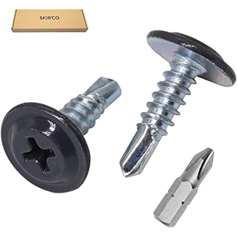 SKIR'CO lackierte 4,2 x 16 mm selbstbohrende Schrauben, Kreuzschlitz-Modifizierter Halsspannkopf Cover