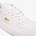 Lacoste Women's Lineset Sneaker, White/Gold, 7.5