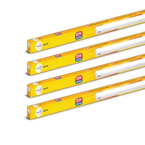Wipro Garnet 20W LED Batten for Living Room & Bedroom | 4 Ft |Coo...