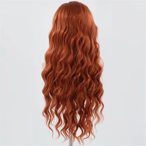 Perruque Lace Front transparente et indétectable avec cheveux synthétiques ondulés - 3