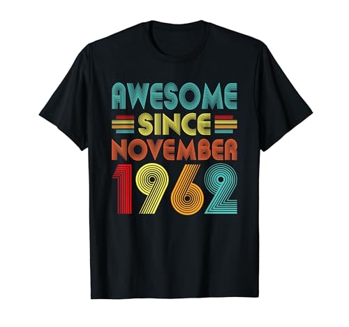 64th Birthday Idea Awesome Since November 1962 64 Years Old T�V���c
