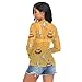 Fruit Banana Yellow See Through Tops for Women Mesh Sheer Tops Long Sleeve Women Blouse Handle Zipper Camping Beach Swimming Pool Size L