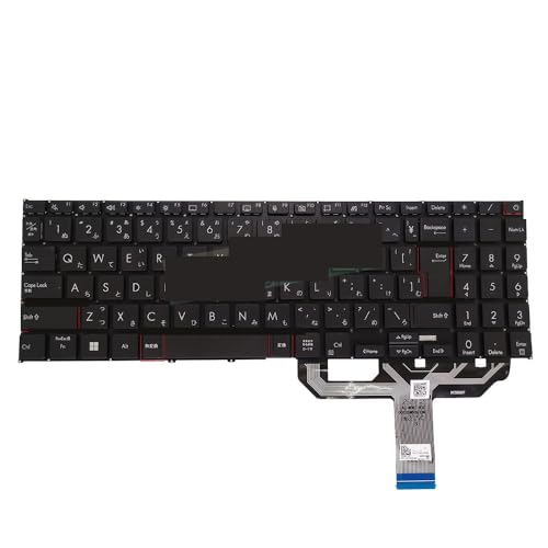 JPA US UK �o�b�N���C�g�L�[�{�[�h X1502ZA X1502VA X1502 B1502 B1502CVA VivoBook 15 USA EU �p��m�[�g�p�\�R���p�L�[�{�[�h �o�b�N���C�g �������ȒP(JPA No Light)
