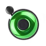 REKATA Aluminum Bike Bell, Loud Sound Bicycle Bell for Adults Kids Girls Boys(Green)