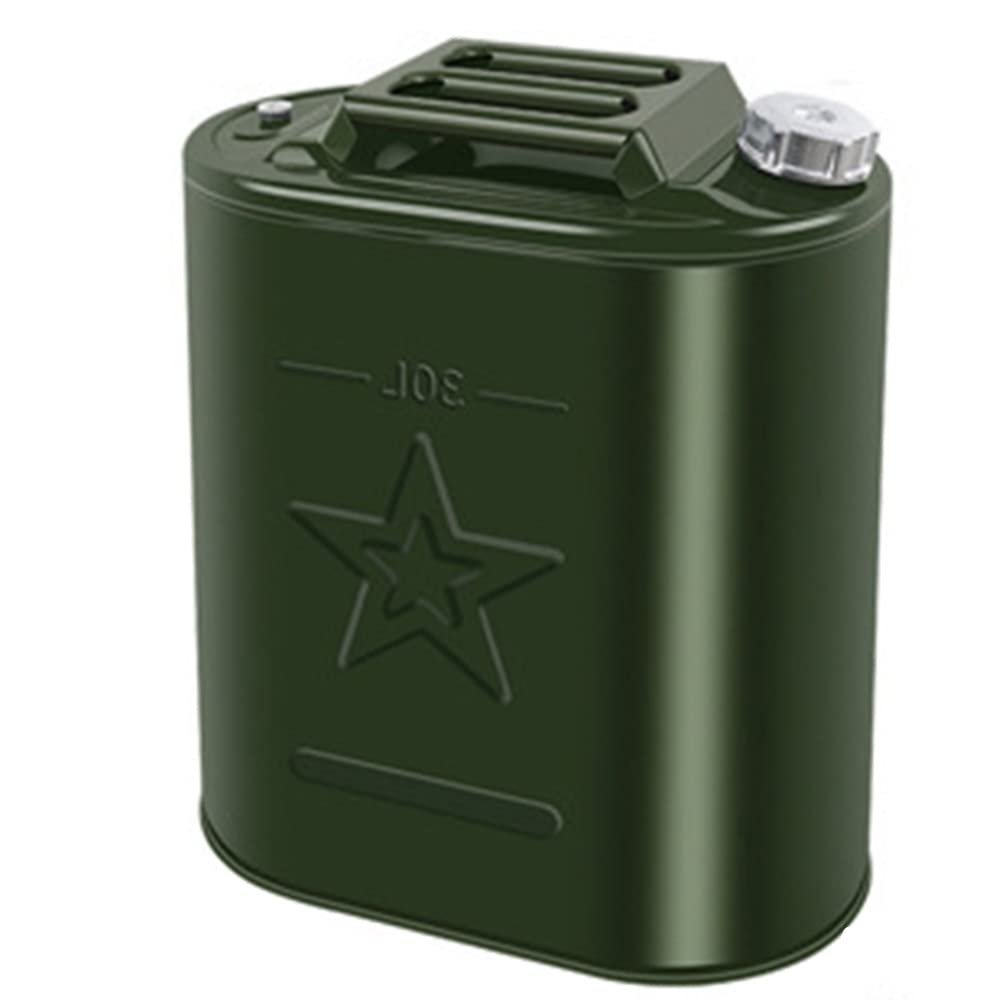 5l/10l/15l/20l/25l/30l Metalowy Zbiornik Paliwa, Zbiornik Paliwa, Zbiornik Na Benzynę Diesel, Przenośny Z Wężem, Do Samochodów Ciężarowych,Aluminumcover-30L