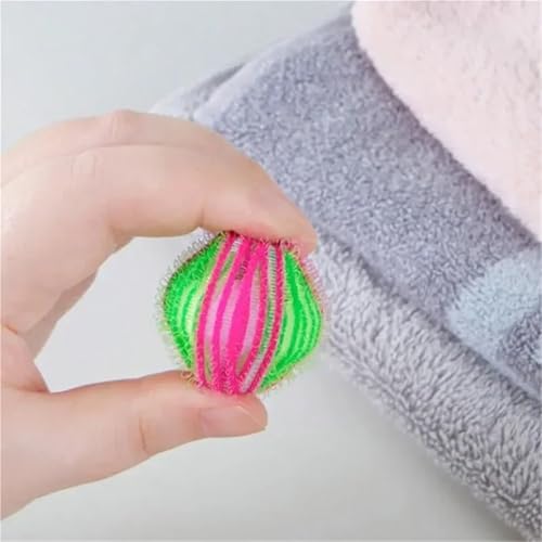 12 bolas de lavandería reutilizables para quitar pelusas en lavadora 6
