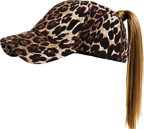 Image of Classic Plain Ponytail Messy High Bun Headwear Adjustable Cotton Trucker Mesh Glitter Hat Baseball Cap