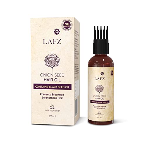 Lafz Onion Seed Oil For Hair, Transform Dull & Weak Hair, Increases Scalp and Hair Health lightweight Oil For Both Men & Women (Onion Hair Oil 100ml)