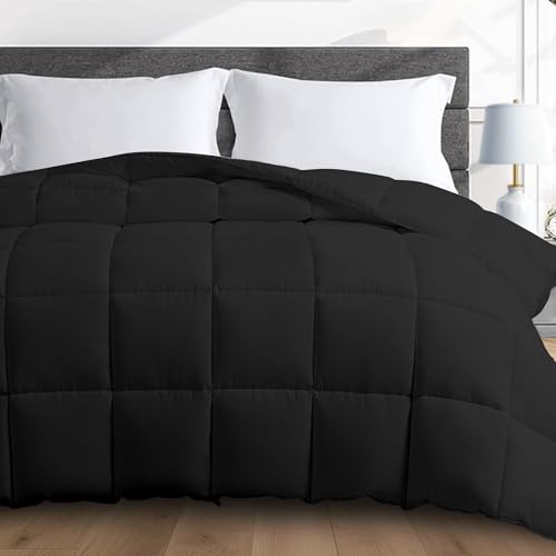 HomeSmart King Weighted Comforter 20lbs Black 104x92