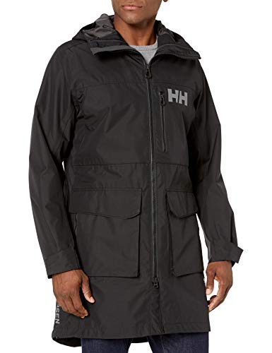 Helly Hansen Men's Rigging Hooded Insulated Waterproof Windproof Breathable Long Length Parka Coat