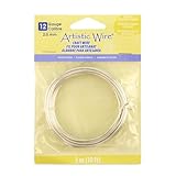 Artistic Wire 12S Gauge Wire, Tarn Resist Silver, 10-Feet