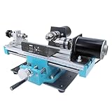 Mini tornio compatto: strumento fai da te di alta qualità con maggiore stabilità, efficienza e precisione, ideale per diversi appassionati di artigianato.
