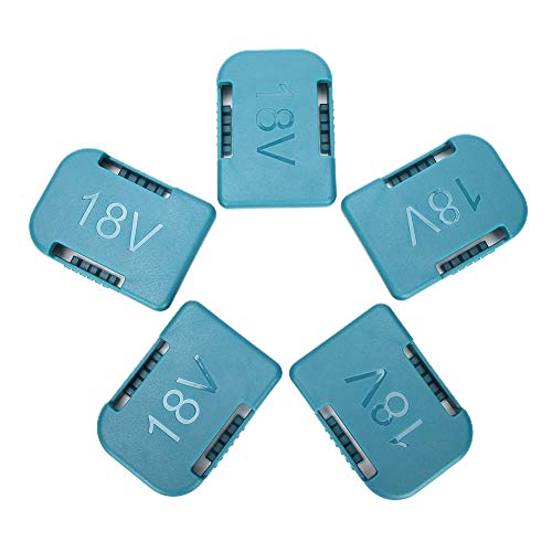 Lithiumbatterijhouder Batterijhoudersleuf, dubbel gebruik van batterijgesp, stofdicht 5PCS voor Makita - Afbeelding 5